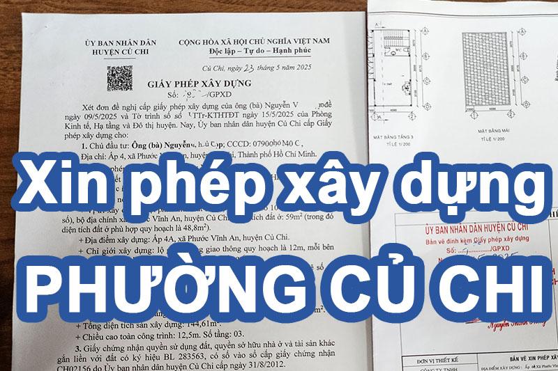 Xin phép xây dựng phường Củ Chi - Đo đạc công trình & hoàn công trọn gói